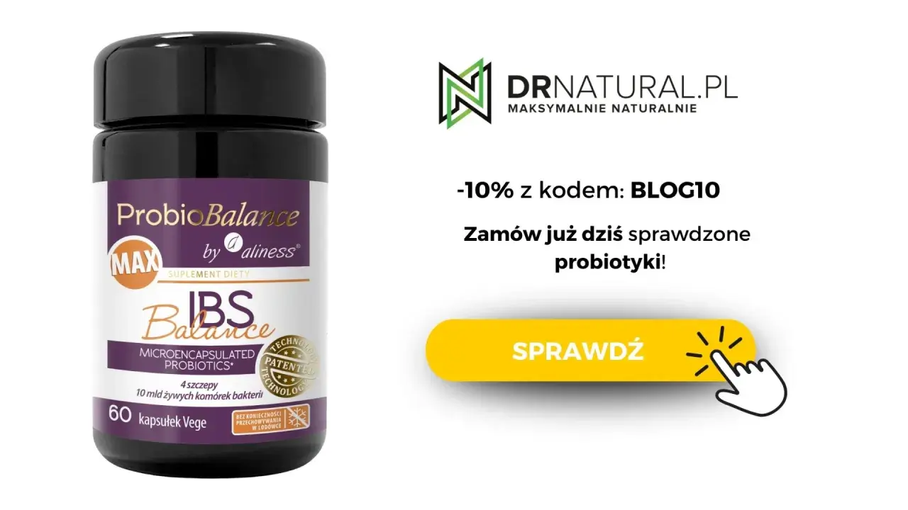 Szukasz probiotyków na helicobacter? ProBioBalance MAX to suplement diety z 4 szczepami bakterii, idealny do wsparcia organizmu. Zamów już dziś!